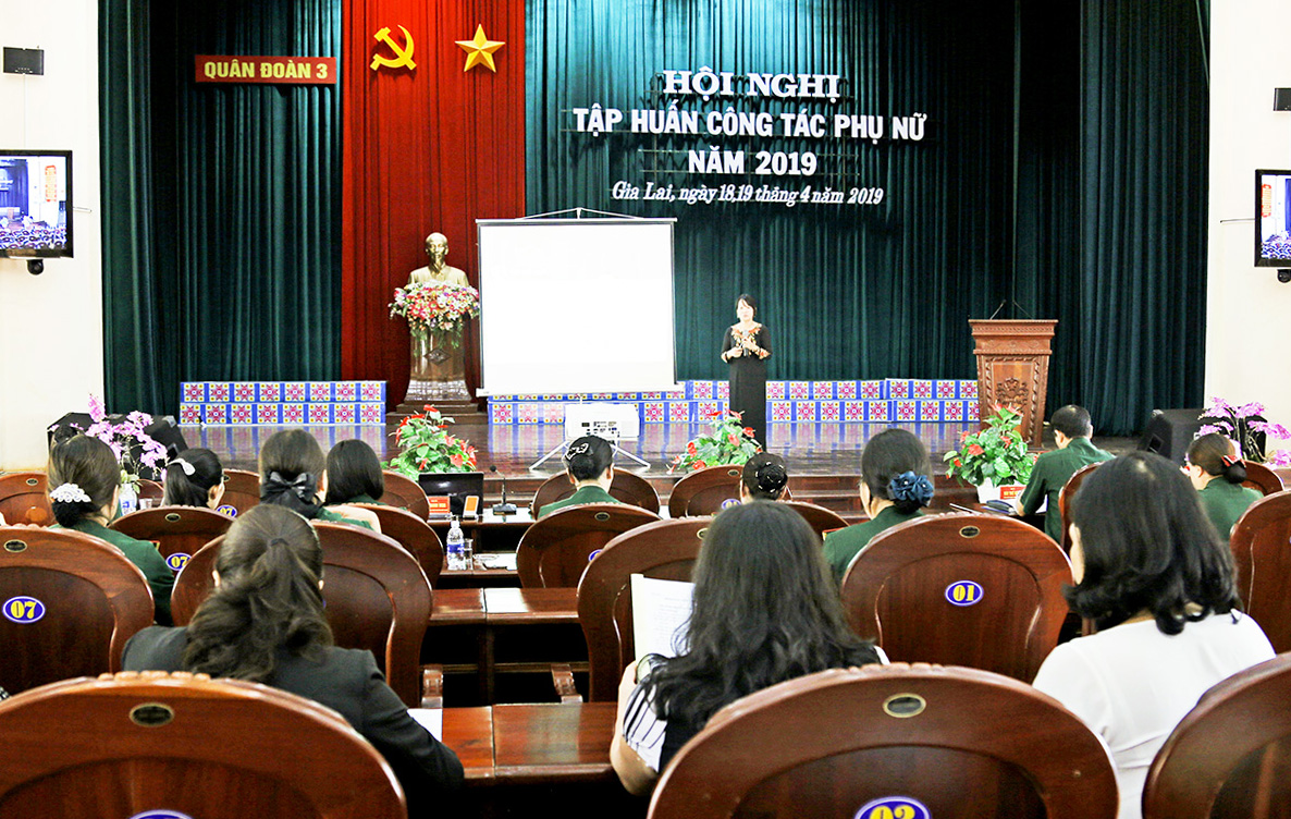 Quân đoàn 3 khai mạc hội nghị tập huấn công tác phụ nữ năm 2019